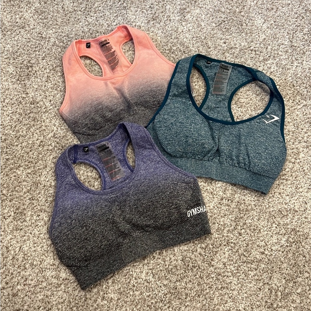 Gymshark vital seamless sports bra bundle